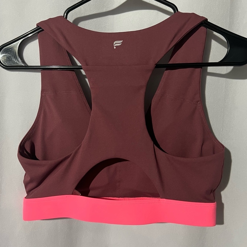Fabletics On-The-Go Midi Medium Impact Mauve Spor… - image 8